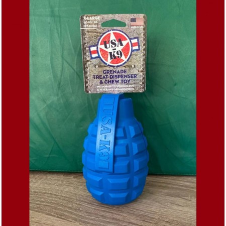 Pawsitive Shop Grenade (Distributeur de friandises) en Caoutchouc durable La grenade est creuse pour vous permettre de glisse