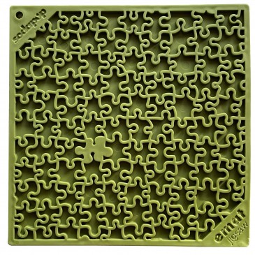 Pawsitive Shop Tapis de lèche Puzzle (Emat Jigsaw) Tapis à lécher avec dessin de puzzle